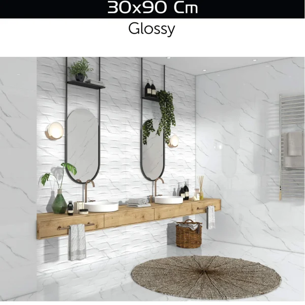 Karara White 30x90cm