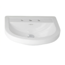Monet Round Standard Semi-Recessed Washbasin